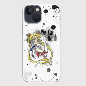 Чехол для iPhone 13 mini с принтом Sailor Moon. We can do it в Белгороде,  |  | ami | girl | mizuno | moon | sailor | tsukino | usagi | ами | банни | волшебница | девушка | малышка | махо сёдзё | мидзуно | минако | мун | рэй | сейлор | усаги | хино | цукино | чибиуса