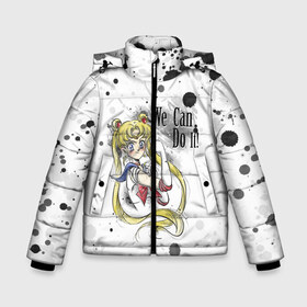Зимняя куртка для мальчиков 3D с принтом Sailor Moon We can do it! в Белгороде, ткань верха — 100% полиэстер; подклад — 100% полиэстер, утеплитель — 100% полиэстер | длина ниже бедра, удлиненная спинка, воротник стойка и отстегивающийся капюшон. Есть боковые карманы с листочкой на кнопках, утяжки по низу изделия и внутренний карман на молнии. 

Предусмотрены светоотражающий принт на спинке, радужный светоотражающий элемент на пуллере молнии и на резинке для утяжки | ami | girl | mizuno | moon | sailor | tsukino | usagi | ами | банни | волшебница | девушка | малышка | махо сёдзё | мидзуно | минако | мун | рэй | сейлор | усаги | хино | цукино | чибиуса