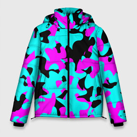 Мужская зимняя куртка 3D с принтом Modern Camouflage в Белгороде, верх — 100% полиэстер; подкладка — 100% полиэстер; утеплитель — 100% полиэстер | длина ниже бедра, свободный силуэт Оверсайз. Есть воротник-стойка, отстегивающийся капюшон и ветрозащитная планка. 

Боковые карманы с листочкой на кнопках и внутренний карман на молнии. | abstract | camouflage | design | geometry | modern | texture | геометрия | дизайн | камуфляж | современный | текстура