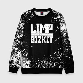 Детский свитшот 3D с принтом Limp Bizkit в Белгороде, 100% полиэстер | свободная посадка, прямой крой, мягкая тканевая резинка на рукавах и понизу свитшота | Тематика изображения на принте: bizkit | limp | limp bizkit | music | rock | бизкиты | лимп бизкит | лимпы | липкие письки | музыка | рок