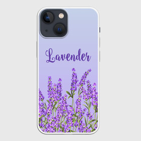 Чехол для iPhone 13 mini с принтом Lavander в Белгороде,  |  | Тематика изображения на принте: 8 марта | lavanda | лаванда | праздник | цветы