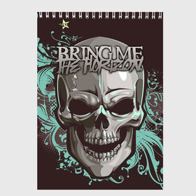 Скетчбук с принтом Bring Me the Horizon в Белгороде, 100% бумага
 | 48 листов, плотность листов — 100 г/м2, плотность картонной обложки — 250 г/м2. Листы скреплены сверху удобной пружинной спиралью | bmth | metal | music | official | rca records label | rock | sempiternal | video | британская | группа | дэткор | поп | рок