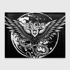 Обложка для студенческого билета с принтом Bring Me the Horizon в Белгороде, натуральная кожа | Размер: 11*8 см; Печать на всей внешней стороне | Тематика изображения на принте: bmth | metal | music | official | rca records label | rock | sempiternal | video | британская | группа | дэткор | поп | рок