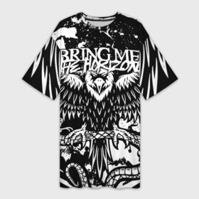 Платье-футболка 3D с принтом Bring Me the Horizon в Белгороде,  |  | bmth | metal | music | official | rca records label | rock | sempiternal | video | британская | группа | дэткор | поп | рок