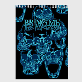 Скетчбук с принтом Bring Me the Horizon в Белгороде, 100% бумага
 | 48 листов, плотность листов — 100 г/м2, плотность картонной обложки — 250 г/м2. Листы скреплены сверху удобной пружинной спиралью | bmth | metal | music | official | rca records label | rock | sempiternal | video | британская | группа | дэткор | поп | рок