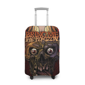 Чехол для чемодана 3D с принтом Bring Me the Horizon в Белгороде, 86% полиэфир, 14% спандекс | двустороннее нанесение принта, прорези для ручек и колес | bmth | metal | music | official | rca records label | rock | sempiternal | video | британская | группа | дэткор | поп | рок