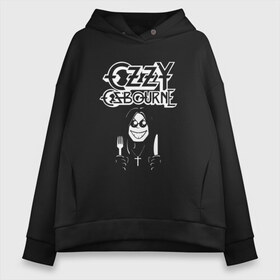 Женское худи Oversize хлопок с принтом Ozzy Osbourne в Белгороде, френч-терри — 70% хлопок, 30% полиэстер. Мягкий теплый начес внутри —100% хлопок | боковые карманы, эластичные манжеты и нижняя кромка, капюшон на магнитной кнопке | black sabbath | michael osbourne | ozzy osbourne | джон майкл осборн | дум метал | оззи | осборн | хард рок | хеви метал