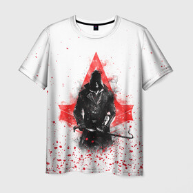 Мужская футболка 3D с принтом ASSASSIN`S CREED в Белгороде, 100% полиэфир | прямой крой, круглый вырез горловины, длина до линии бедер | slayer | асасин | ассасин крид | ассассин | тамплиеры