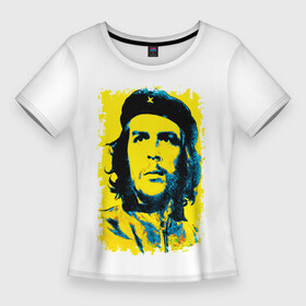 Женская футболка 3D Slim с принтом Че Гевара в Белгороде,  |  | ernesto guevara | голова | известный | куба | личность | популярный | революционер | революция | че | че гевара | человек | эрнесто