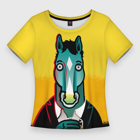 Женская футболка 3D Slim с принтом BoJack Horseman в Белгороде,  |  | bojack horseman | конь боджек