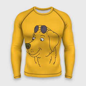 Мужской рашгард 3D с принтом Mr. Peanutbutter в Белгороде,  |  | bojack horseman | mr. peanutbutter | конь боджек | мистер арахисовое масло | мистер подхвост