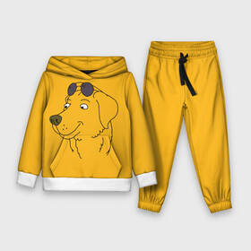 Детский костюм 3D (с толстовкой) с принтом Mr. Peanutbutter в Белгороде,  |  | bojack horseman | mr. peanutbutter | конь боджек | мистер арахисовое масло | мистер подхвост