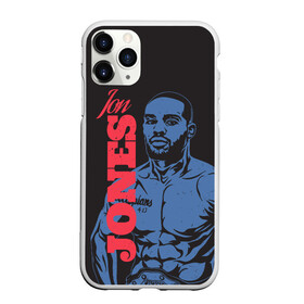 Чехол для iPhone 11 Pro Max матовый с принтом Jon Jones в Белгороде, Силикон |  | bones jones | jon bones jones | jon jones | jonny bones | jonnybones | mma | ufc | джон джонс | мма