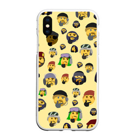 Чехол для iPhone XS Max матовый с принтом Thinking emoji skins в Белгороде, Силикон | Область печати: задняя сторона чехла, без боковых панелей | Тематика изображения на принте: battlefield текстуры | doodling | emoji | pattern | skins | textures | thinking | tiles | военные | дудлинг | думающий | коллаж | паттерны | скины | смайлик | солдаты | тайлы | фон | эмоджи