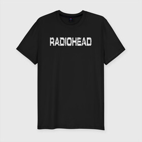 Мужская футболка хлопок Slim с принтом Radiohead в Белгороде, 92% хлопок, 8% лайкра | приталенный силуэт, круглый вырез ворота, длина до линии бедра, короткий рукав | radiohead | thomas edward yorke | альтернативный рок | арт рок | джонни гринвуд | инди рок | колин гринвуд | том йорк | фил селуэй | эд о’брайен | экспериментальный рок | электронная музыка