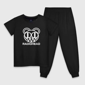 Детская пижама хлопок с принтом Radiohead в Белгороде, 100% хлопок |  брюки и футболка прямого кроя, без карманов, на брюках мягкая резинка на поясе и по низу штанин
 | 