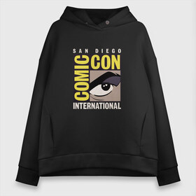 Женское худи Oversize хлопок с принтом Comic Con в Белгороде, френч-терри — 70% хлопок, 30% полиэстер. Мягкий теплый начес внутри —100% хлопок | боковые карманы, эластичные манжеты и нижняя кромка, капюшон на магнитной кнопке | Тематика изображения на принте: comic con | san diego | калифорния | комик кон | комикс | лето | пальмы | пляж | поп культура | сан диего | фантастика | фестиваль