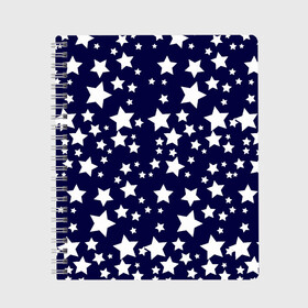 Тетрадь с принтом ЗВЕЗДОЧКИ в Белгороде, 100% бумага | 48 листов, плотность листов — 60 г/м2, плотность картонной обложки — 250 г/м2. Листы скреплены сбоку удобной пружинной спиралью. Уголки страниц и обложки скругленные. Цвет линий — светло-серый
 | doodling | night | pattern | space | stars | textures | tiles | дудлинг | коллаж
звезды | космос | небо | ночь | паттерны | синева | тайлы | текстуры | фон