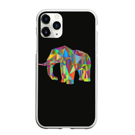 Чехол для iPhone 11 Pro Max матовый с принтом Слон в Белгороде, Силикон |  | Тематика изображения на принте: elephant | индия | мозаика | слоник | хобот