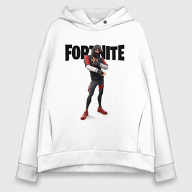 Женское худи Oversize хлопок с принтом FORTNITE IKONIK в Белгороде, френч-терри — 70% хлопок, 30% полиэстер. Мягкий теплый начес внутри —100% хлопок | боковые карманы, эластичные манжеты и нижняя кромка, капюшон на магнитной кнопке | fortnite | fortnite 2 | fortnite x | ikonik | marshmello | ninja | ninja streamer | иконик | маршмелло | ниндзя | фортнайт | фортнайт 2 | фортнайт глава 2