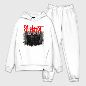 Мужской костюм хлопок OVERSIZE с принтом SLIPKNOT | СЛИПКНОТ (Z) в Белгороде,  |  | slipknot | алессандро вентурелла | джей вайнберг | джеймс рут | кори тейлор | крэйг джонс | мик томсон | петля | сид уилсон | скользящий узел | слипкнот | удавка | шон крэхан