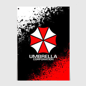 Постер с принтом RESIDENT EVIL UMBRELLA в Белгороде, 100% бумага
 | бумага, плотность 150 мг. Матовая, но за счет высокого коэффициента гладкости имеет небольшой блеск и дает на свету блики, но в отличии от глянцевой бумаги не покрыта лаком | ada wong | biohazard | leon | nemesis | project resistance | raccoon city | re | re3 | resident evil | resident evil 3 | rpd | stars | umbrella | ада вонг | амбрелла | немезис | ужасы