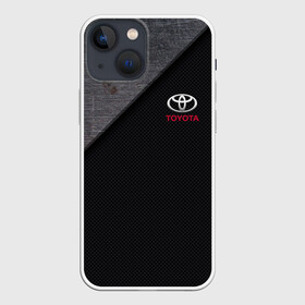 Чехол для iPhone 13 mini с принтом TOYOTA CARBON | ТОЁТА КАРБОН в Белгороде,  |  | Тематика изображения на принте: 2020 | alphard | auto | camry | corolla | highlander | hilux | land cruiser 200 | prado | rav4 | sport | supra | toyota | tundra | авто | автомобиль | автомобильные | альфард | бренд | камри | марка | машины | спорт | тойота