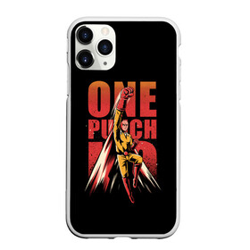 Чехол для iPhone 11 Pro Max матовый с принтом ONE-PUNCH MAN в Белгороде, Силикон |  | one punch man | onepunchman | oppai | saitama | ван панч мен | ванпанчмен | макото миядзаки | сайтама | человек один удар