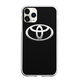 Чехол для iPhone 11 Pro матовый с принтом Toyota carbon в Белгороде, Силикон |  | 2020 | alphard | auto | camry | corolla | highlander | hilux | land cruiser 200 | prado | rav4 | sport | supra | toyota | tundra | авто | автомобиль | автомобильные | альфард | бренд | камри | марка | машины | спорт | тойота