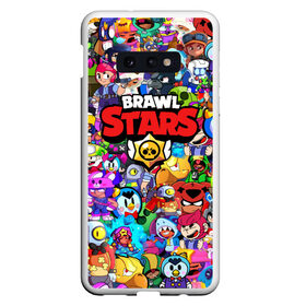 Чехол для Samsung S10E с принтом BRAWL STARS в Белгороде, Силикон | Область печати: задняя сторона чехла, без боковых панелей | bibi | brawl stars | brock | bull | crow | dinomike | el primo | leon | mobile game | nita | poko | ricochet | sandy | shall | stars | tara | бравл старс | ворон | леон | мобильные игры