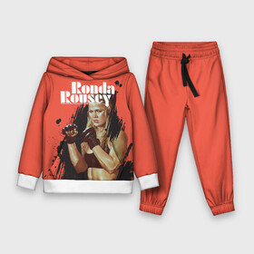 Детский костюм 3D (с толстовкой) с принтом Ronda Rousey в Белгороде,  |  | mma | ronda rousey | rowdy | ufc | мма | ронда роузи