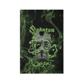 Обложка для паспорта матовая кожа с принтом Toxic Sabaton в Белгороде, натуральная матовая кожа | размер 19,3 х 13,7 см; прозрачные пластиковые крепления | battle metal | sabaton | военный рок | йоаким броден | крис рёланд | пар сундстрём | рок | рок группа | хэви метал | шведская группа | шведский рок