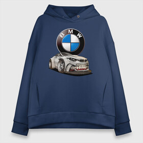 Женское худи Oversize хлопок с принтом BMW оскал в Белгороде, френч-терри — 70% хлопок, 30% полиэстер. Мягкий теплый начес внутри —100% хлопок | боковые карманы, эластичные манжеты и нижняя кромка, капюшон на магнитной кнопке | bmw | car | germany | grin | jaw | power | sketch | teeth | автомобиль | бмв | германия | зубы | мощь | оскал | пасть | эскиз