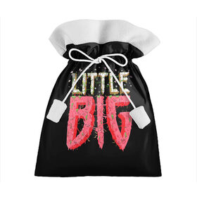 Подарочный 3D мешок с принтом Little Big в Белгороде, 100% полиэстер | Размер: 29*39 см | 20 | 2020 | big | eurovision | little | music | биг | бузова | евровидение | ильич | литл | музыка