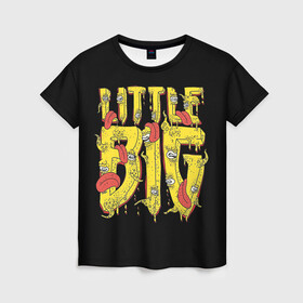 Женская футболка 3D с принтом Little Big в Белгороде, 100% полиэфир ( синтетическое хлопкоподобное полотно) | прямой крой, круглый вырез горловины, длина до линии бедер | 20 | 2020 | big | eurovision | little | music | биг | бузова | евровидение | ильич | литл | музыка