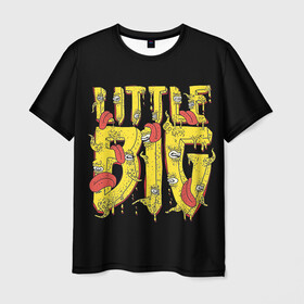 Мужская футболка 3D с принтом Little Big в Белгороде, 100% полиэфир | прямой крой, круглый вырез горловины, длина до линии бедер | 20 | 2020 | big | eurovision | little | music | биг | бузова | евровидение | ильич | литл | музыка