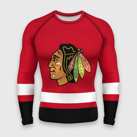 Мужской рашгард 3D с принтом Chicago Blackhawks в Белгороде,  |  | blackhawks | chicago | chicago blackhawks | hockey | nhl | usa | блэкхокс | нхл | спорт | сша | хоккей | чикаго | чикаго блэкхокс | шайба