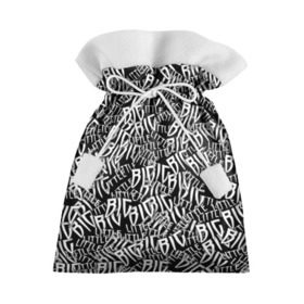 Подарочный 3D мешок с принтом Little Big в Белгороде, 100% полиэстер | Размер: 29*39 см | Тематика изображения на принте: littlebig | skibidi | биг | большой | литл | литлбиг | лого | маленький | паттрен | скибиди | черно белый