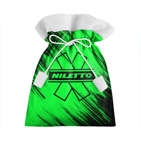 Подарочный 3D мешок с принтом NILETTO в Белгороде, 100% полиэстер | Размер: 29*39 см | Тематика изображения на принте: logo | niletto | логотип | любимка niletto | нилето