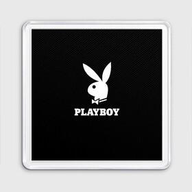 Магнит 55*55 с принтом PLAYBOY | ПЛЕЙБОЙ (Z) в Белгороде, Пластик | Размер: 65*65 мм; Размер печати: 55*55 мм | brand | brazzers | faketaxi | hub | mode | playboy | бразерс | бренд | мода | фейк такси