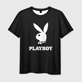 Мужская футболка 3D с принтом PLAYBOY | ПЛЕЙБОЙ (Z) в Белгороде, 100% полиэфир | прямой крой, круглый вырез горловины, длина до линии бедер | brand | brazzers | faketaxi | hub | mode | playboy | бразерс | бренд | мода | фейк такси