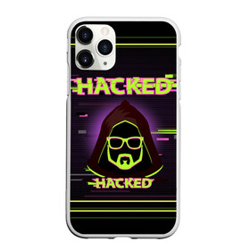 Чехол для iPhone 11 Pro матовый с принтом Hacked в Белгороде, Силикон |  | cybepunk | hacked | hacker | it | аноним | анонимус | взлом | взломщик | киберпанк | программист | хак | хакер