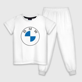 Детская пижама хлопок с принтом BMW LOGO 2020 в Белгороде, 100% хлопок |  брюки и футболка прямого кроя, без карманов, на брюках мягкая резинка на поясе и по низу штанин
 | bmw | bmw motorsport | bmw performance | carbon | m | motorsport | performance | sport | бмв | карбон | моторспорт | спорт