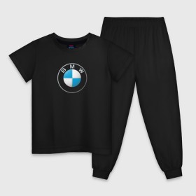 Детская пижама хлопок с принтом BMW LOGO 2020 в Белгороде, 100% хлопок |  брюки и футболка прямого кроя, без карманов, на брюках мягкая резинка на поясе и по низу штанин
 | bmw | bmw motorsport | bmw performance | carbon | m | motorsport | performance | sport | бмв | карбон | моторспорт | спорт