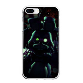 Чехол для iPhone 7Plus/8 Plus матовый с принтом Five Nights At Freddys в Белгороде, Силикон | Область печати: задняя сторона чехла, без боковых панелей | 5 ночей | 5 ночей с фредди | 5 ночей с фреди | five nights at freddys | foxy | аниматроники | игра | компьютерная игра | пять ночей с фредди | робот | фокси | фредди | фреди | чика