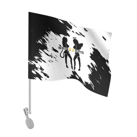 Флаг для автомобиля с принтом Brazzers в Белгороде, 100% полиэстер | Размер: 30*21 см | brazzers | ананизм | бразерс | браззерс | братья | звезда | мостурба | надпись | прикол | проно хуб | сайт | с