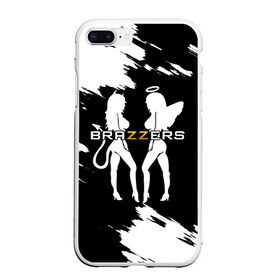 Чехол для iPhone 7Plus/8 Plus матовый с принтом Brazzers в Белгороде, Силикон | Область печати: задняя сторона чехла, без боковых панелей | brazzers | ана | ангел | бразерс | браззерс | братья | демон | звезда | надпись | прикол | проно хуб | сайт | 