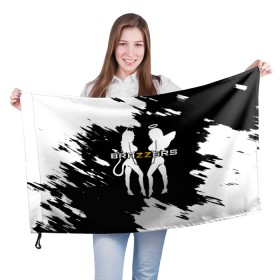 Флаг 3D с принтом Brazzers в Белгороде, 100% полиэстер | плотность ткани — 95 г/м2, размер — 67 х 109 см. Принт наносится с одной стороны | brazzers | ана | ангел | бразерс | браззерс | братья | демон | звезда | надпись | прикол | проно хуб | сайт | 