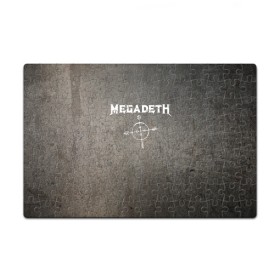 Пазл магнитный 126 элементов с принтом Megadeth в Белгороде, полимерный материал с магнитным слоем | 126 деталей, размер изделия —  180*270 мм | dave mustaine | megadeth | music | rock | дирк вербурен | дэвид эллефсон | дэйв мастейн | кико лоурейро | мегадеф | музыка | рок | трэш метал | хард рок | хеви метал