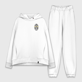 Женский костюм хлопок Oversize с принтом JUVENTUS в Белгороде,  |  | cr7 | fc juventus | football | juve | juventus | ronaldo | sport | роналдо | спорт | футбол | ювентус